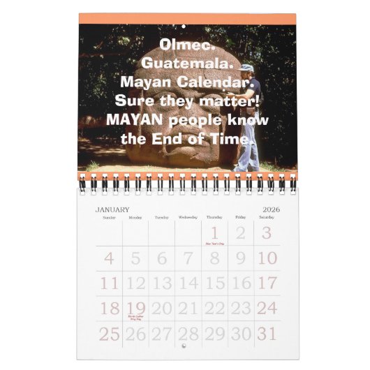 Calendrier 2012 de jour du Jugement dernier (Jan 2026)