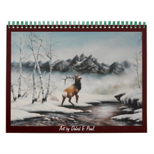 Calendrier 2012 de l'art faunique Art par David Pa