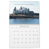 Calendrier 2012 de phare du Maine (Feb 2026)