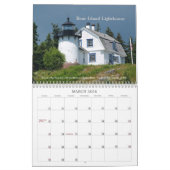 Calendrier 2012 de phare du Maine (Mar 2026)