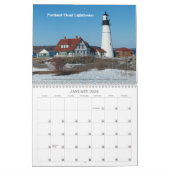 Calendrier 2012 de phare du Maine (Jan 2026)