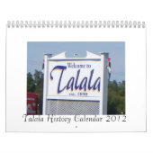 Calendrier 2012 d'histoire de Talala (Protection)