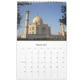 calendrier 2012 du Taj Mahal (Mar 2027)