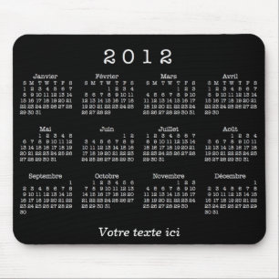 Calendrier 2012 français muismat