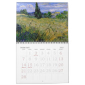 Calendrier 2012 paysages de Vincent van Gogh (Feb 2027)