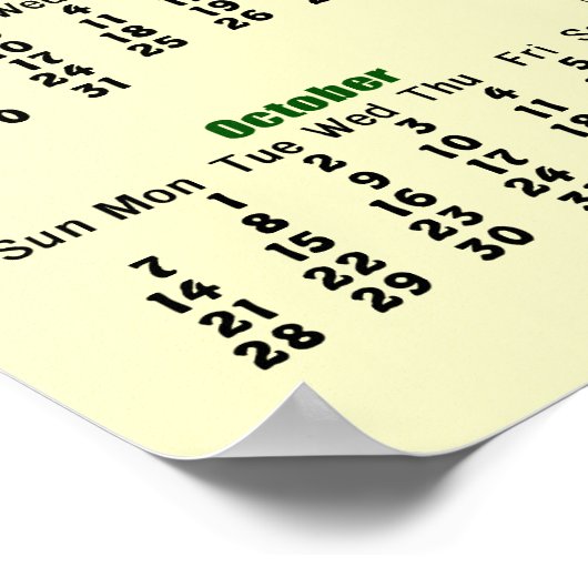 Calendrier 2012 - Poster de calendrier avec bébés  (Coin)