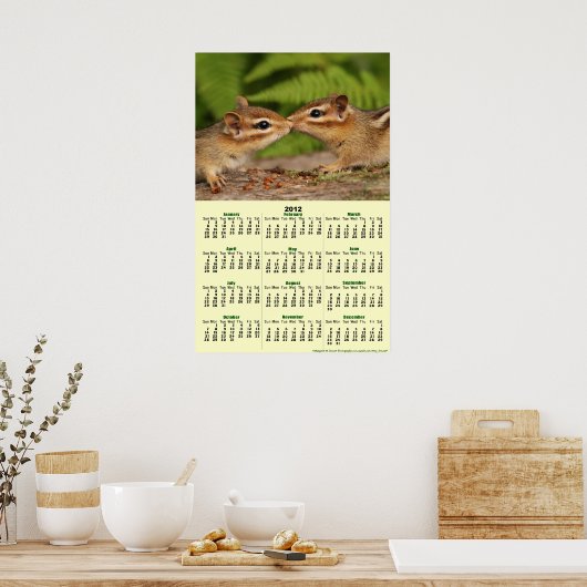 Calendrier 2012 - Poster de calendrier avec bébés  (Cuisine)