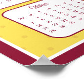 Calendrier 2012 Poster Profiter du Soleil (Coin)