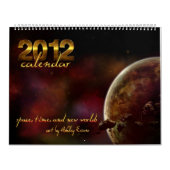 Calendrier 2012 : Temps, espace et nouveaux mondes (Protection)