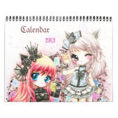 Calendrier 2013 - Belle illustration de chibi (Protection)