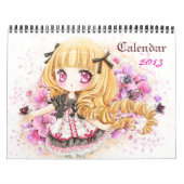 Calendrier 2013 - Belles filles de chibi d'anime (Protection)