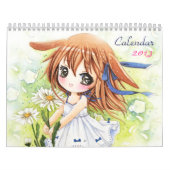 Calendrier 2013 - Belles filles de chibi d'anime (Protection)