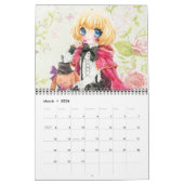 Calendrier 2013 - Belles filles de chibi d'anime (Mar 2026)