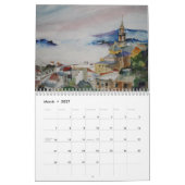 Calendrier 2013 d'aquarelle (Mar 2027)