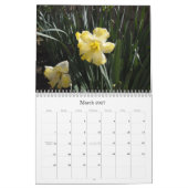 Calendrier 2013 de fleur (Mar 2027)