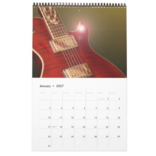 calendrier 2013 de musique (Jan 2027)