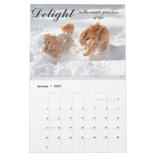 Calendrier 2013 de ParkerPup (Jan 2027)