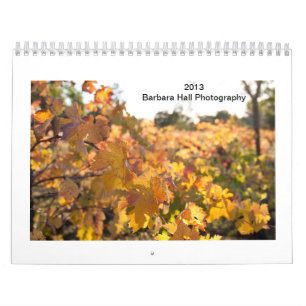 Calendrier 2013 de photographie de Barbara Hall