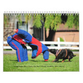 Calendrier 2013 de protection de Dobes de famille (Protection)