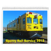 Calendrier 2013 de rail de Sperry (Protection)