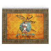 Calendrier 2013 de RUMI avec les poèmes élevants (Protection)