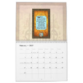 Calendrier 2013 de RUMI avec les poèmes élevants (Feb 2027)