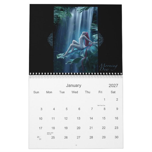 Calendrier 2013 d'imaginaire (Jan 2027)
