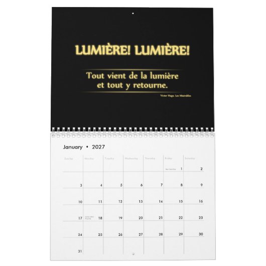 Calendrier 2013, français (Jan 2027)