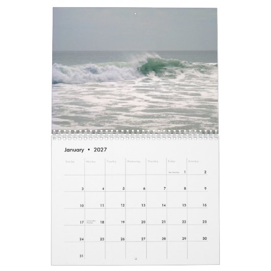 Calendrier 2013 par la mer (Jan 2027)