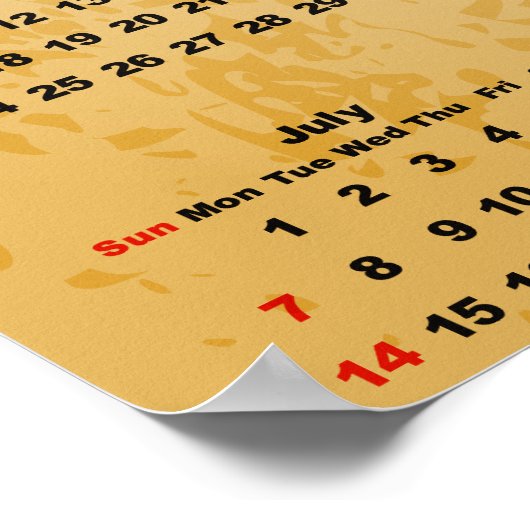 Calendrier 2013 Poster 2 (Coin)