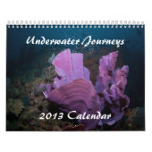 Calendrier 2013 sous-marin d'espèce marine de (Protection)