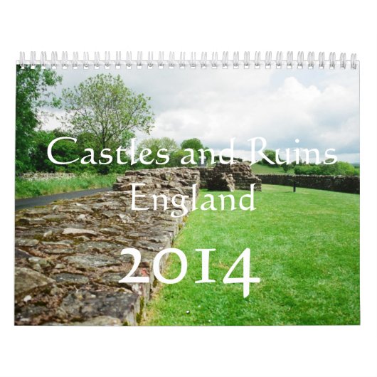 calendrier 2014, châteaux et ruines en Angleterre (Protection)