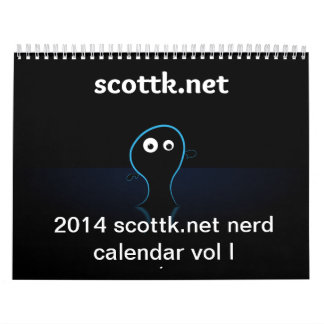 calendrier 2014 comique nerd de scottk.net vol. I
