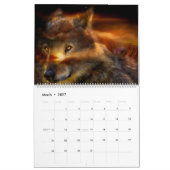 Calendrier 2014 d'art de loups d'esprit (Mar 2027)