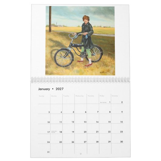 Calendrier 2014 d'art par Conni Brenner (Jan 2027)