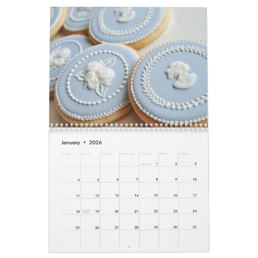 Calendrier 2014 de biscuit de SweetAmbs (Jan 2026)