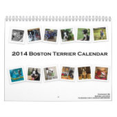 Calendrier 2014 de Boston Terrier (Protection)
