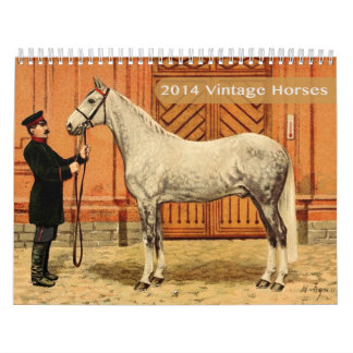 Calendrier 2014 de chevaux de cru