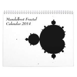 Calendrier 2014 de fractale de Mandelbrot