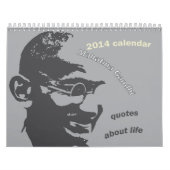 Calendrier 2014 de Gandhi (Protection)