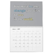 Calendrier 2014 de Gandhi (Mar 2027)