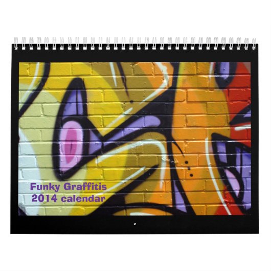 Calendrier 2014 de graffiti de RÉCOMPENSE de (Protection)