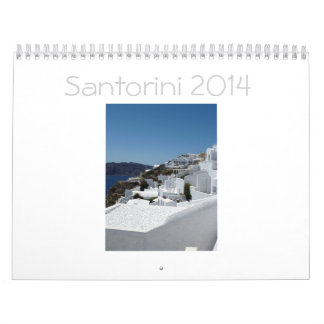 Calendrier 2014 de Santorini