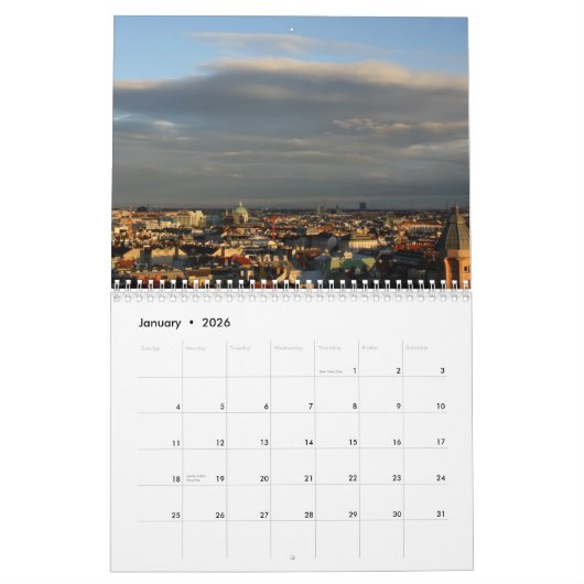 Calendrier 2014 de Vienne (Jan 2026)