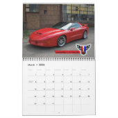 Calendrier 2014 du Michigan FBody (15 mois) (Mar 2026)