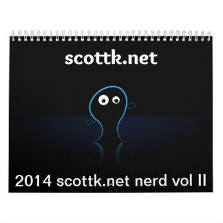 calendrier 2014 nerd d'humour de scottk.net vol.