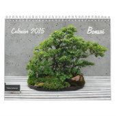 Calendrier 2015 avec Bonsai (Protection)