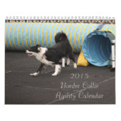 Calendrier 2015 d'agilité de border collie (Protection)