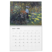 Calendrier 2015 d'art de femmes de Monets (Mar 2026)