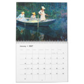 Calendrier 2015 d'art de femmes de Monets (Jan 2027)